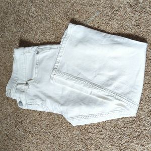 Free People White Capris